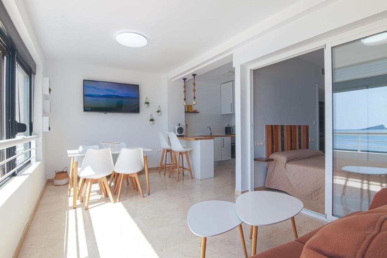 בנידורם Luminoso Apartamento En Primera Linea De Playa מראה חיצוני תמונה