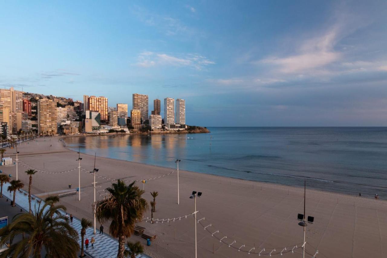 בנידורם Luminoso Apartamento En Primera Linea De Playa מראה חיצוני תמונה